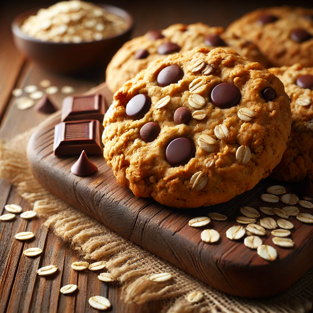 Cookies de Chocolate com Aveia: Delícia Saudável e Irresistível